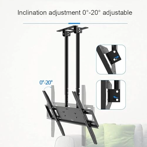TV Ceiling Mount - 160kg 75-100 inch