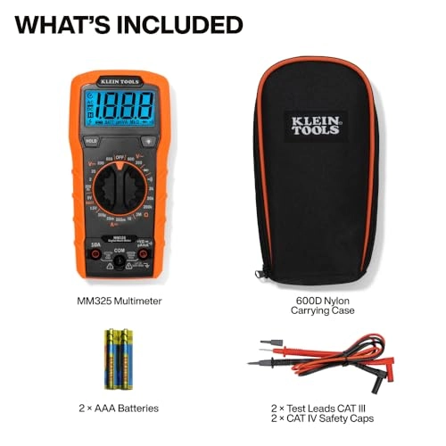 80196 Digital Multimeter Kit - Manual-ranging 600V AC/DC