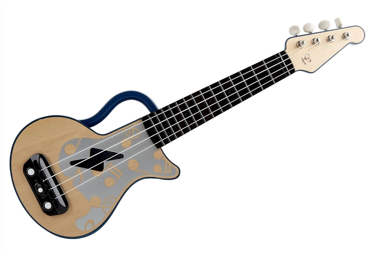 Hape Learn with Lights Ukulele - 6 tunes 3 +