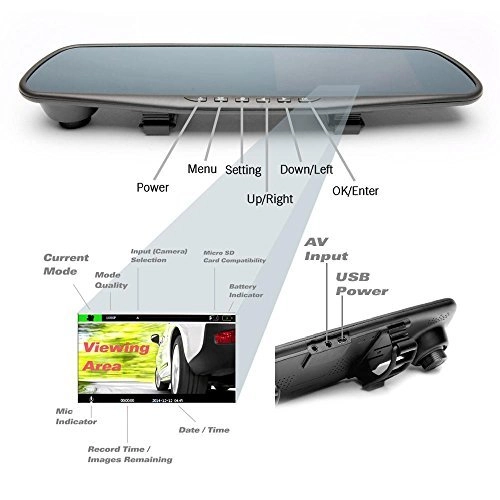 Dual Dash Cam - Night Vision 1080p