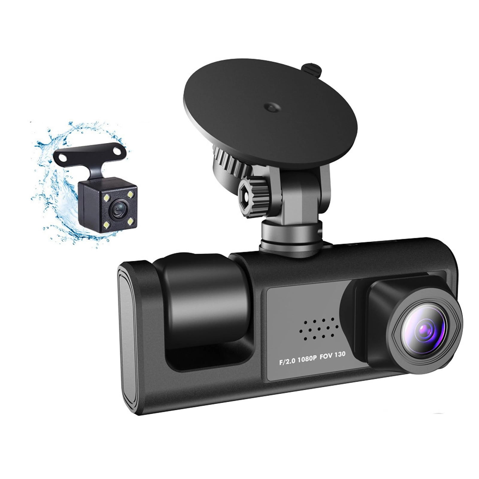 Xixian Dash Cam - 1080P+480P+480P