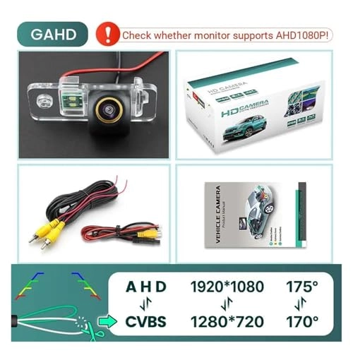 GAF-LS8008 - Top Starlight Night Vision Wire AHD 1080P or 720P