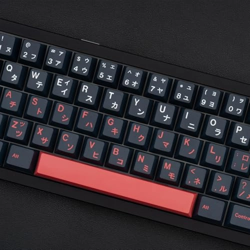 Minimalist Japanese Keycaps - ANSI, ISO, 60% Keyboard (only keycaps)