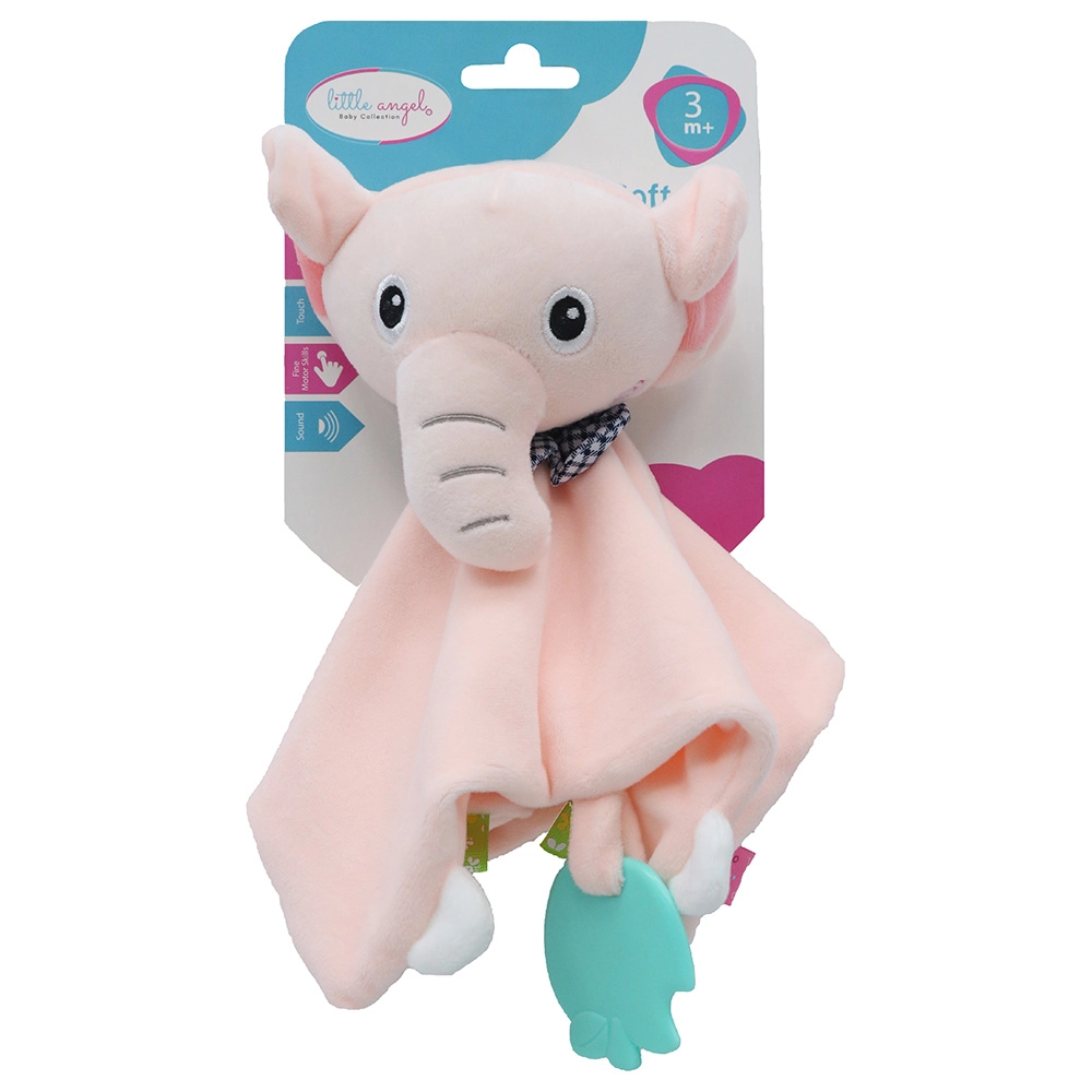 Little Angel Baby Rattle - 3 months Polyester With Silicon Teether