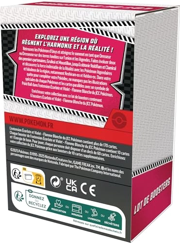 Scarlet & Violet Booster Pack - White Flame - 6 Boosters