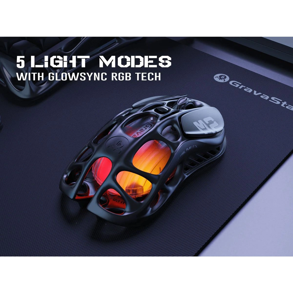 Mercury M2 Gaming Mouse - Bluetooth USB