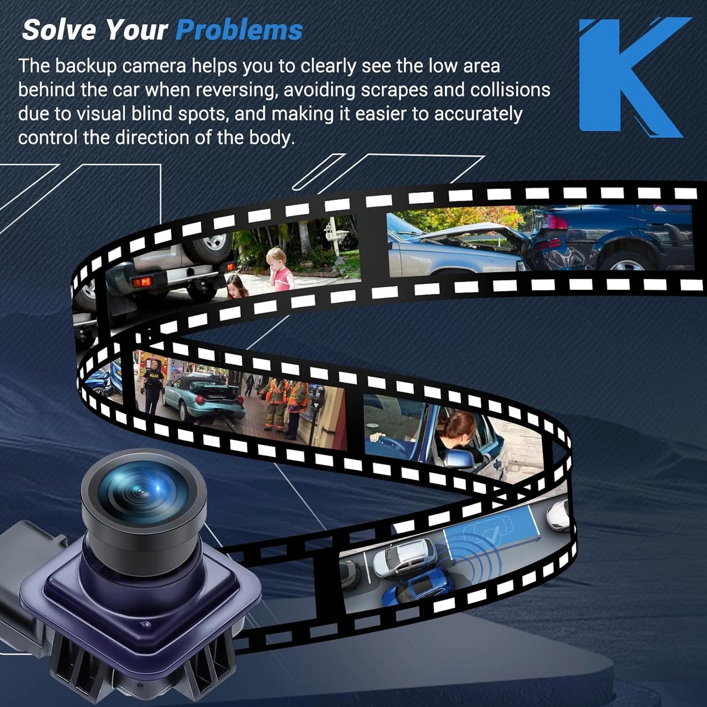 Backup Camera - Night vision 720P