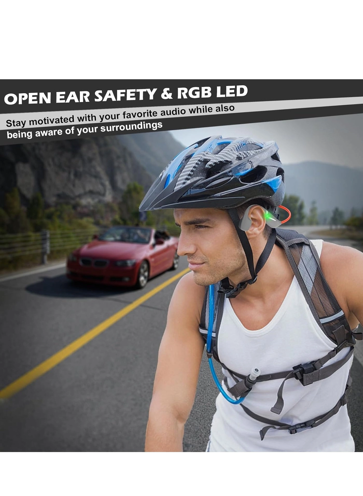Open-Ear Bluetooth Bone Conduction Sport Headphones - Wireless Headphone