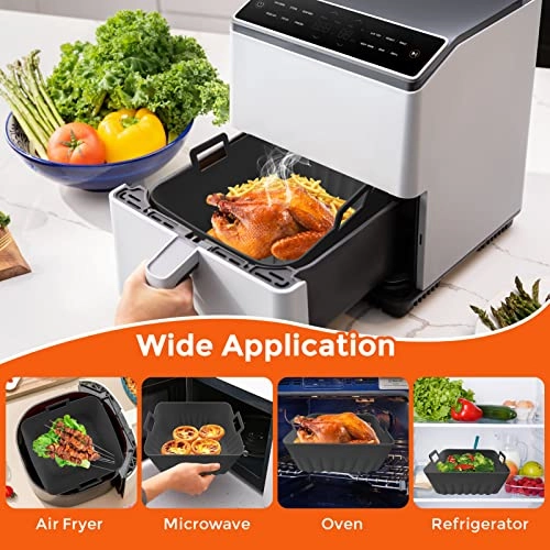 Silicone Air Fryer Liners - 2 PCS