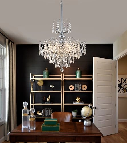 Crystal Chandelier - Dimmable