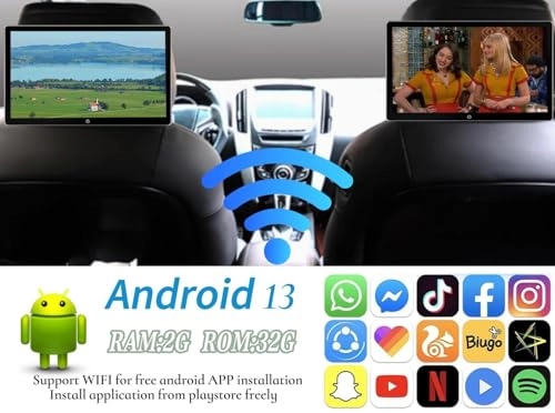 Android Headrest Monitor - 10.1 Inch