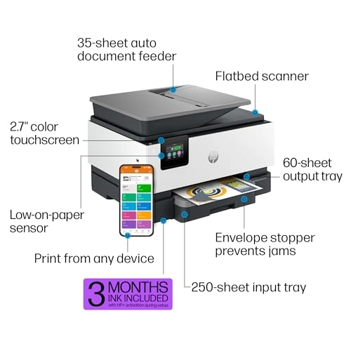 OfficeJet Pro 9125e - Color 250-sheet