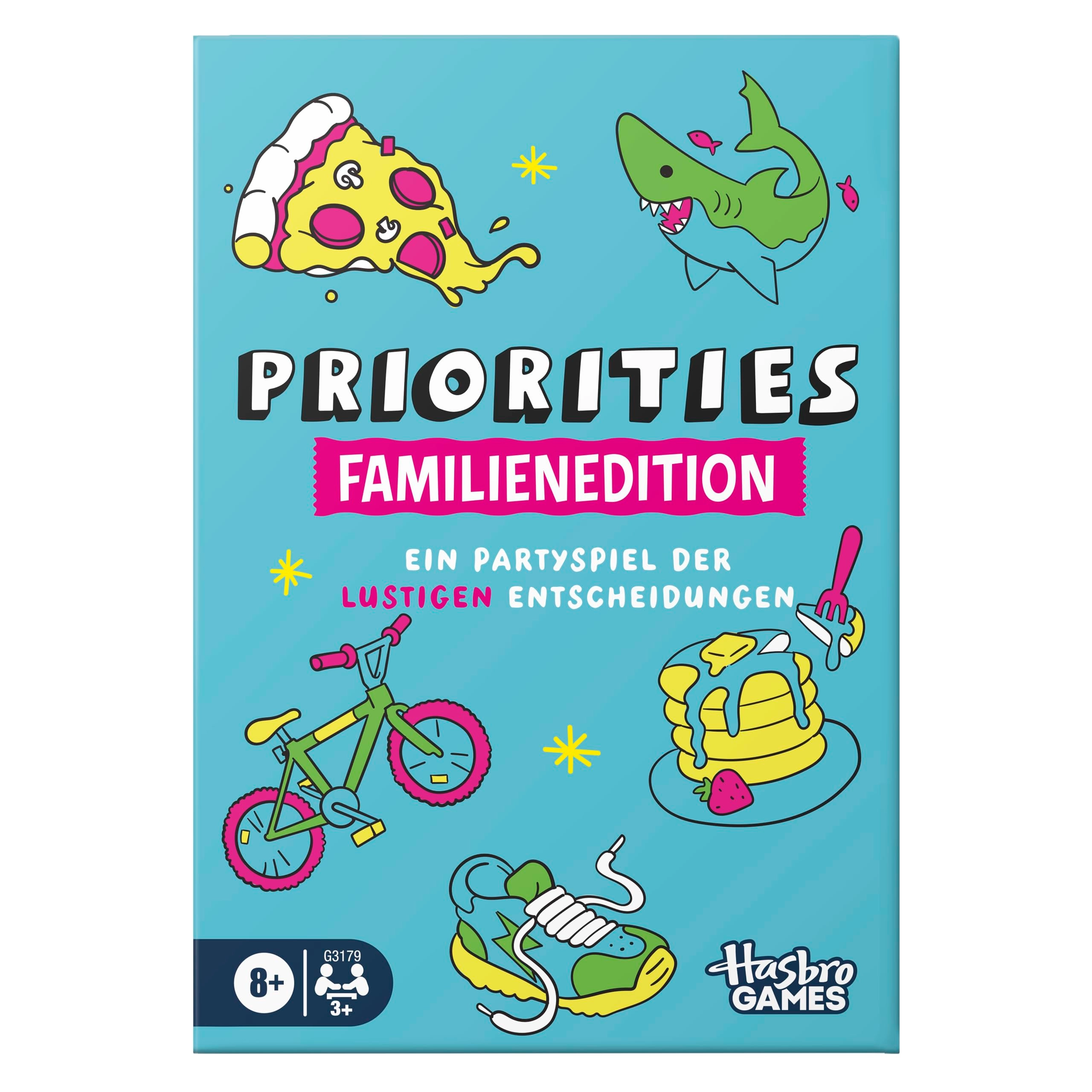 Hasbro Priorities: Family Edition - Card Game (German)