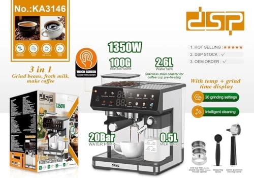 KA3146 - 3-in-1 Grinder & Milk Frother