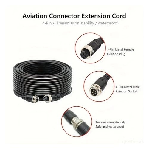 Monitor - 7" HD 800 x 480 + Rear View Camera - 8LED Night Vision