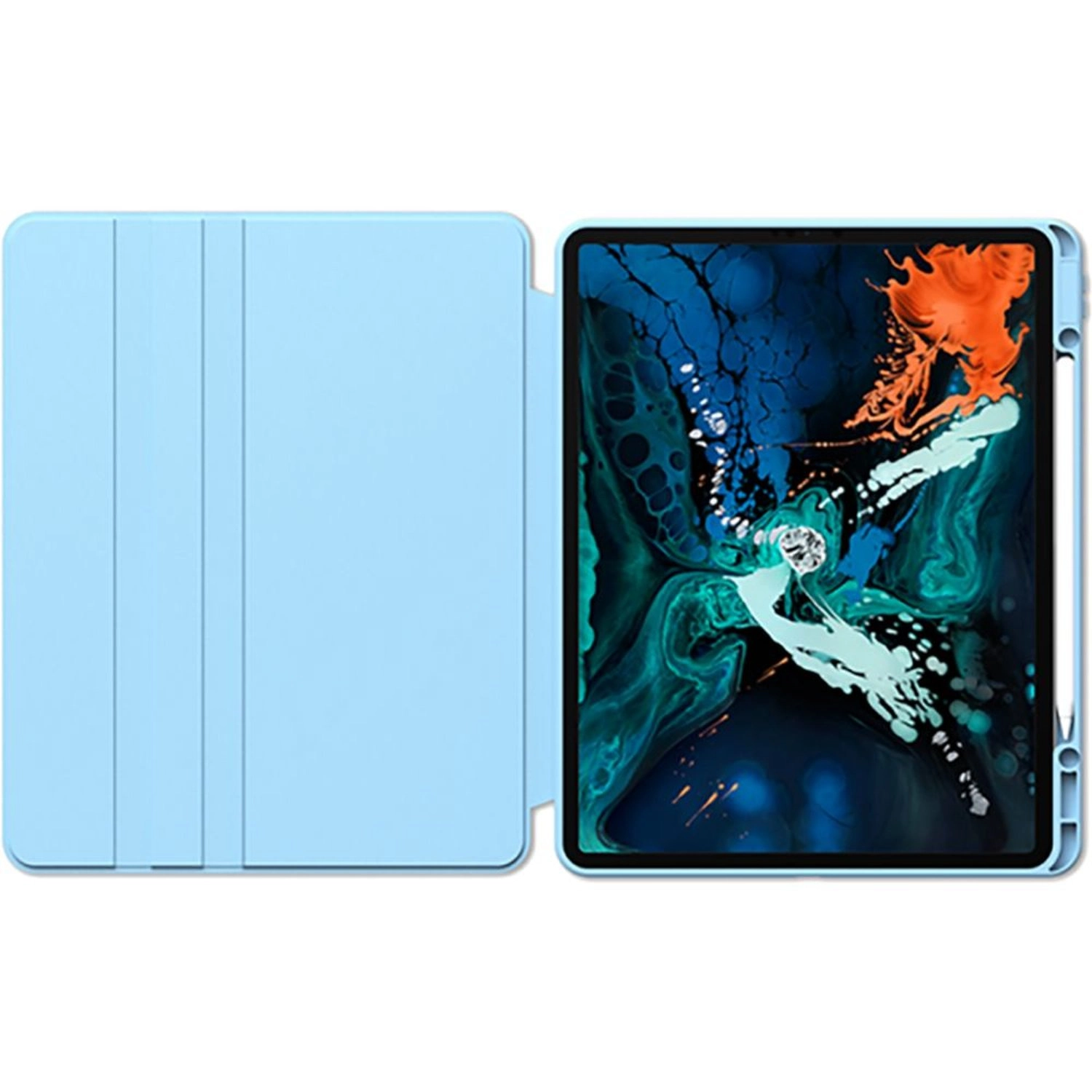 360 Rotating Folio Case with Pencil Holder for Apple iPad Pro 12.9-inch (2021)