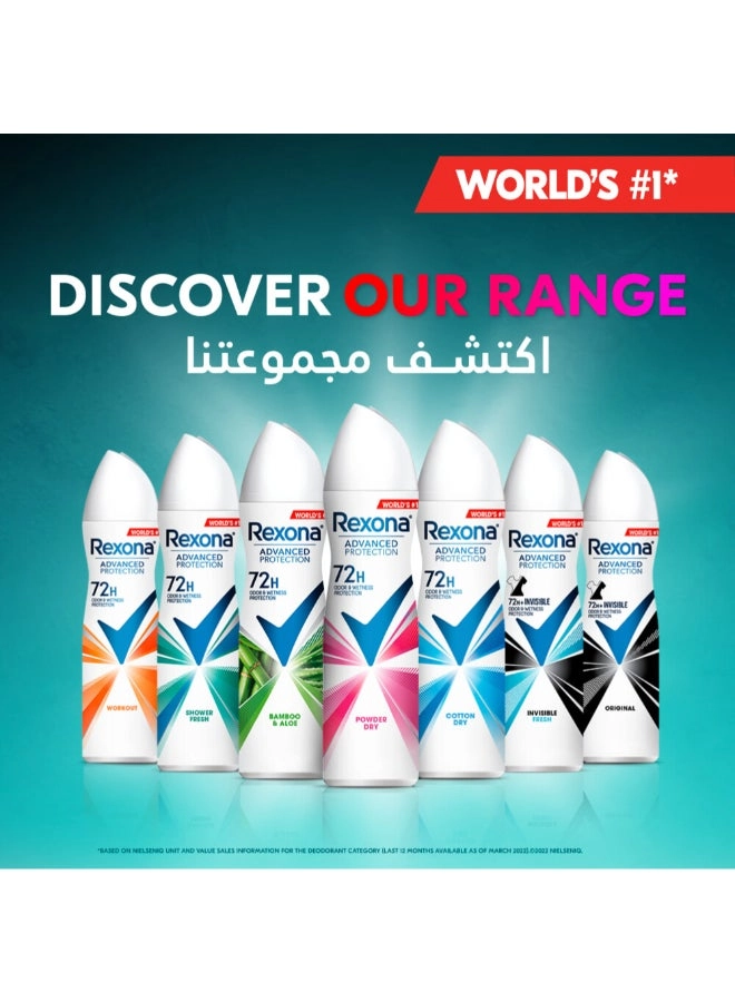 Women Antiperspirant Deodorant Spray - Shower Fresh 150 gram