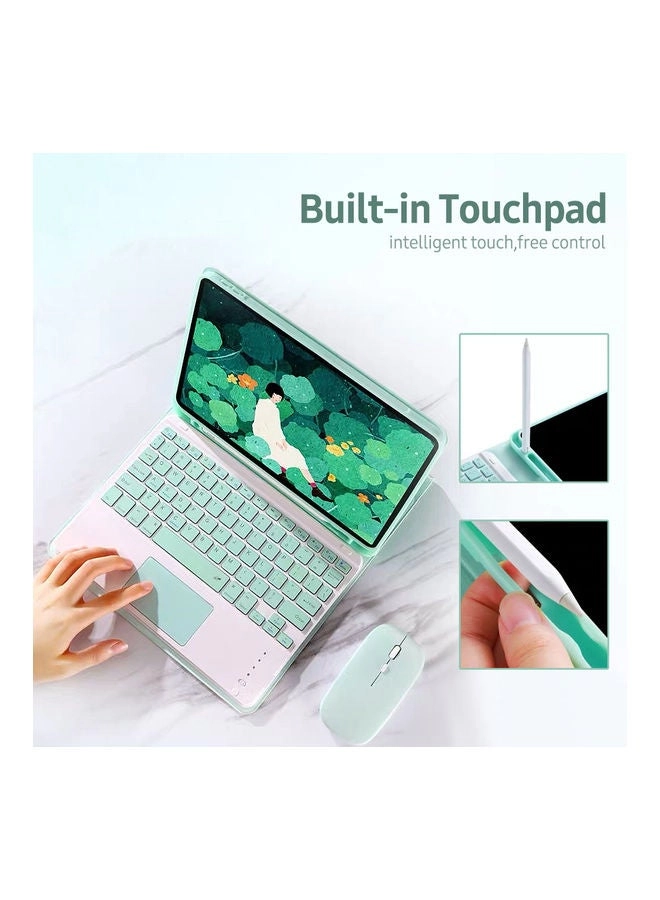 Round Keycap Touch Keyboard Case - Wireless