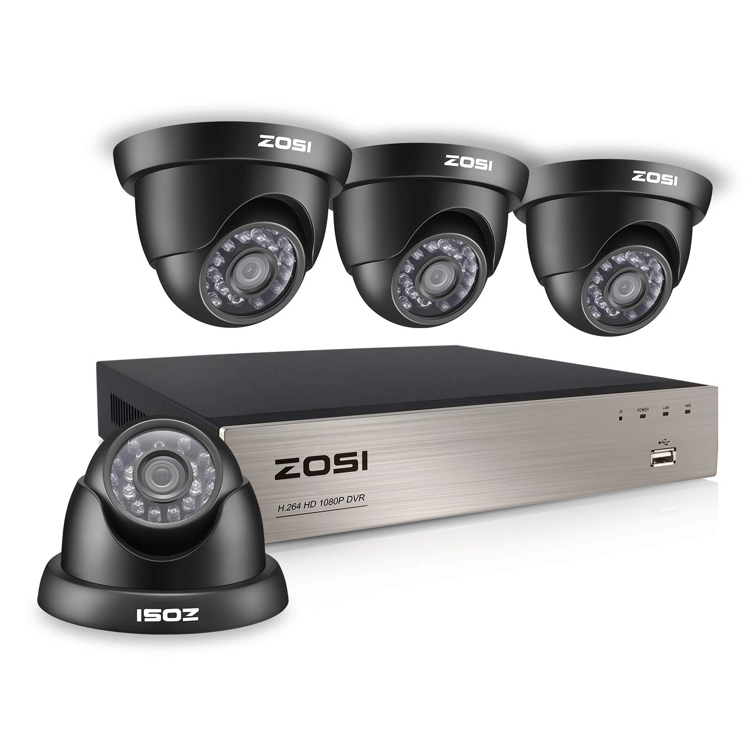 Zosi Home Security Camera System - 4 8CH 1080p