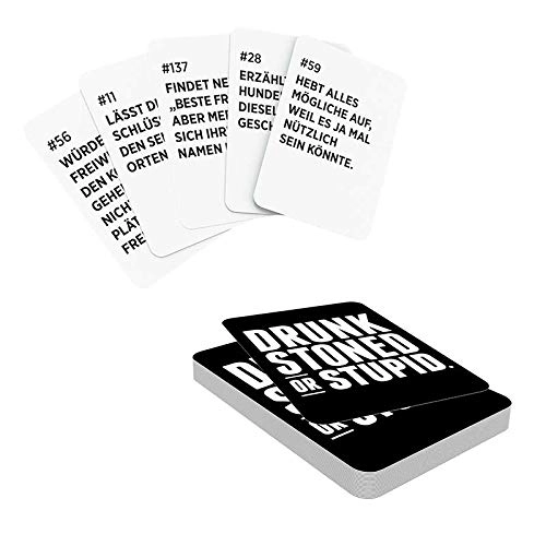 Drunk, Stoned or Stupid - German 18 years and up 250 cards