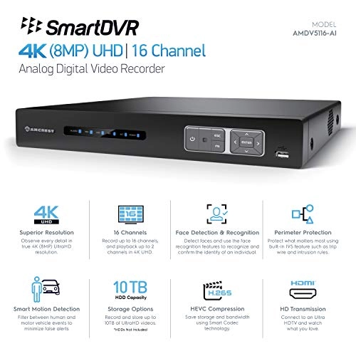 AMDV5116-I3 - 10 TB 16 Channel