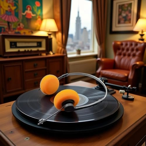 Retro Over-Ear Headphone Wired Headphone