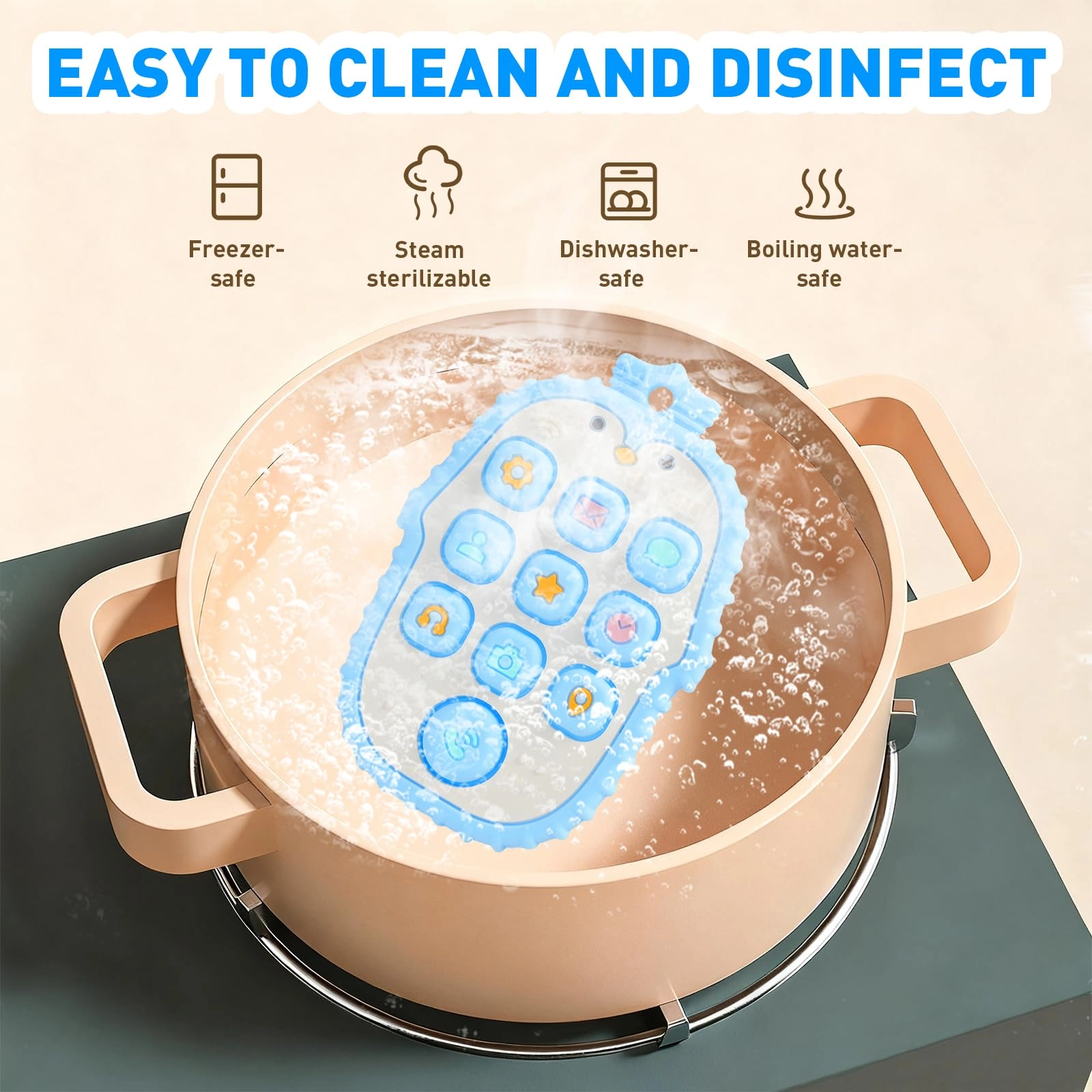 Phone Press Teether - Silicone