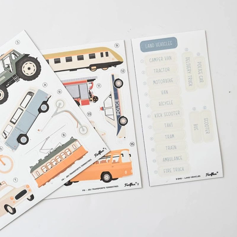 Land Transport - 3 Years 45 Magnets