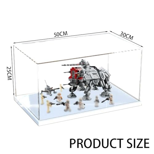 Acrylic Display Case - 50x30x25 cm Dustproof
