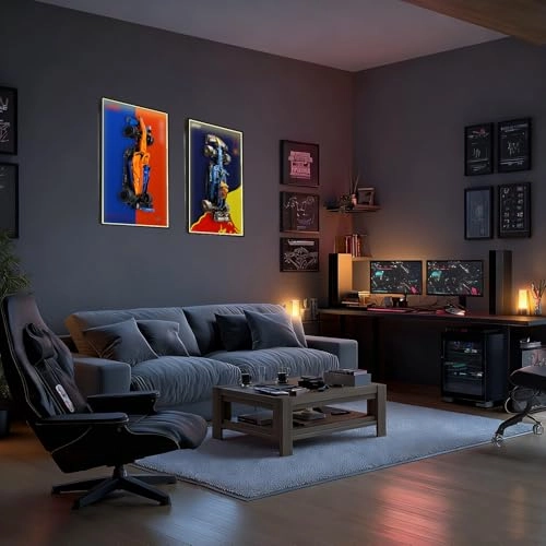 Display Wall Frame - for Lego 42141 LED Mirror