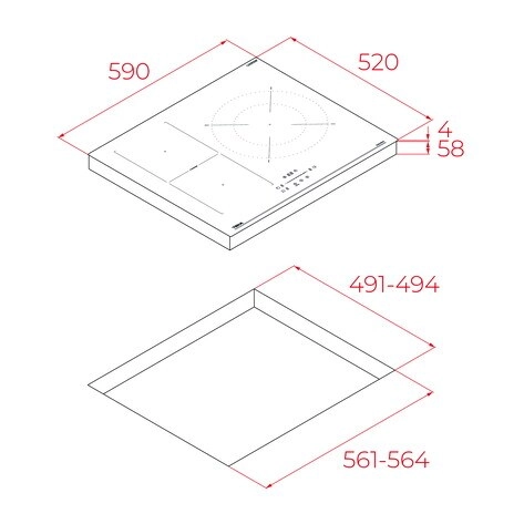 IBF 63210 SSM 112520050 Induction hob
