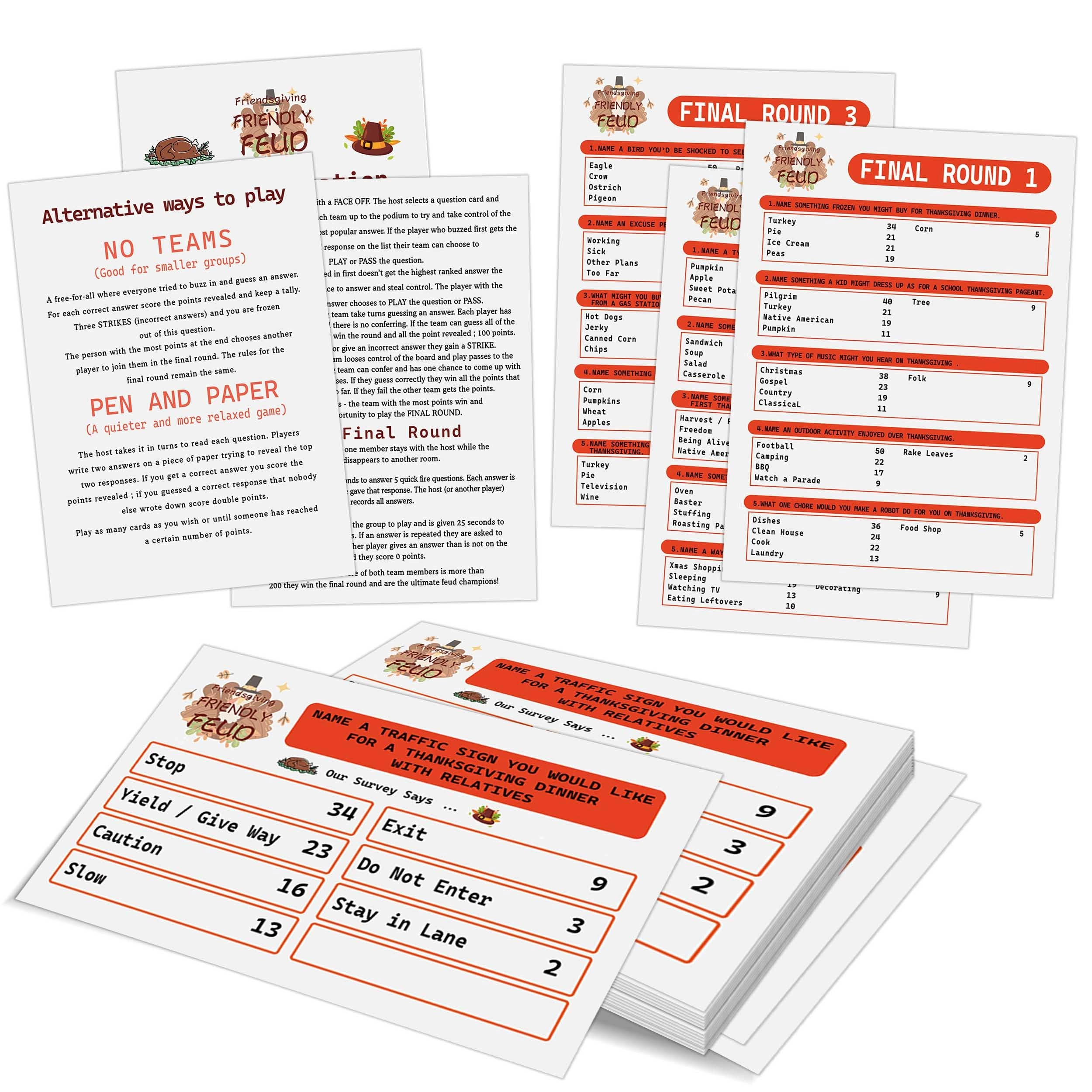 Woukaup Friendly Feud Game - 16 years and up