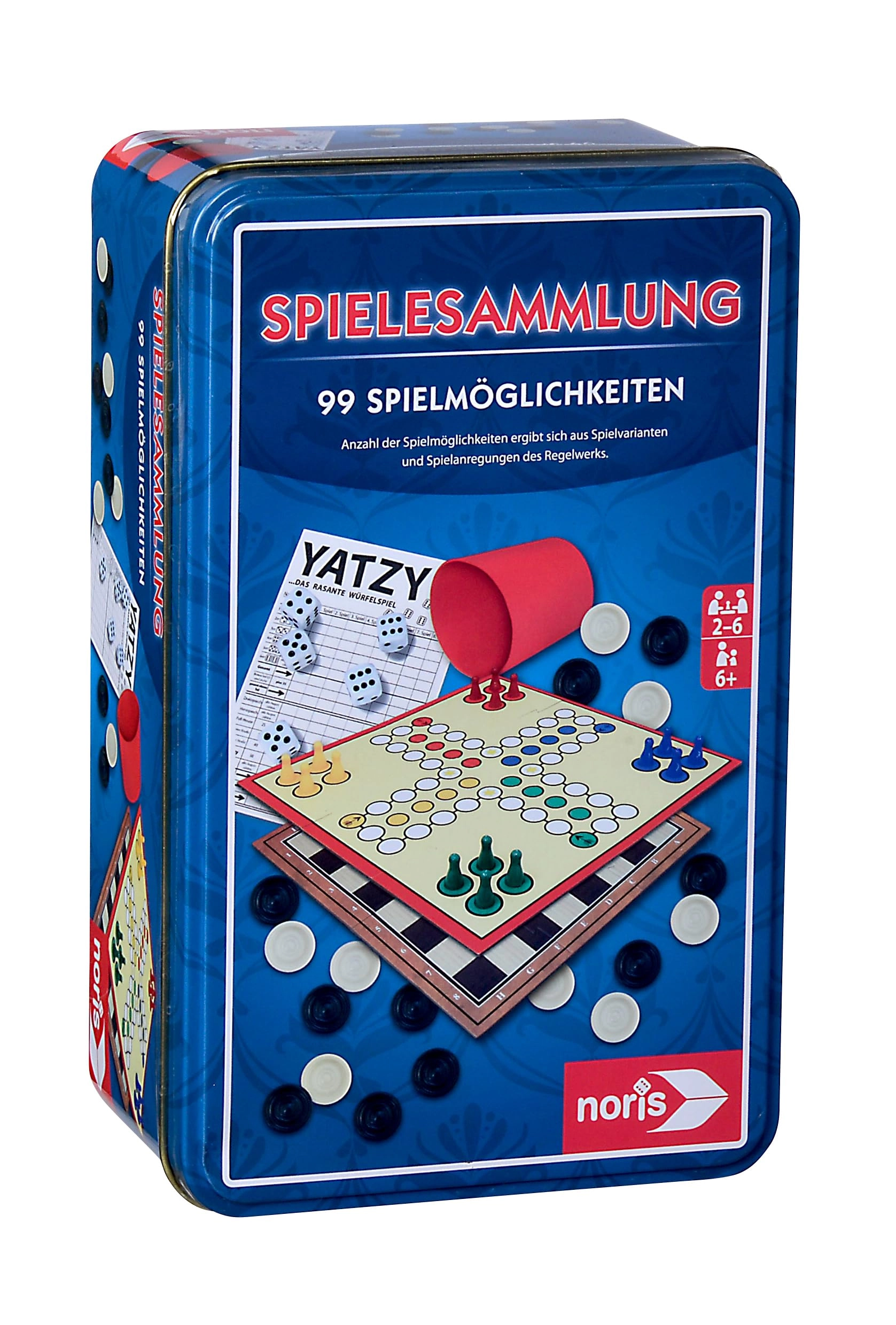 Noris Game Collection - 99 Play Options Metal Box (German)