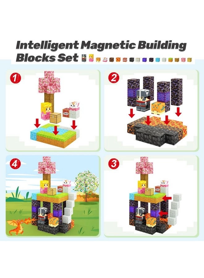 Build Mine Magnet World Magic Portal Set - Minecraft