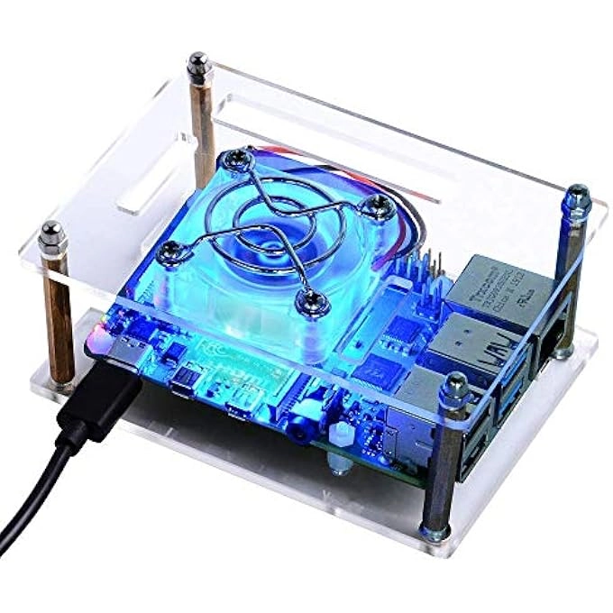 RASPBERRY PI 4 MODEL B - ELECTRONIC CASE FAN COOLING HEATSINK