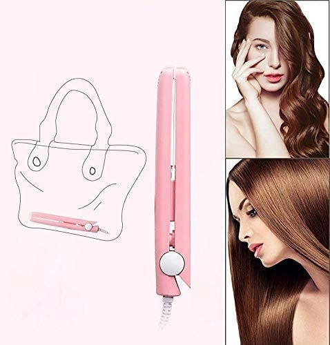 Mini Hair Straightener - Portable Fast Heating Frizz Free