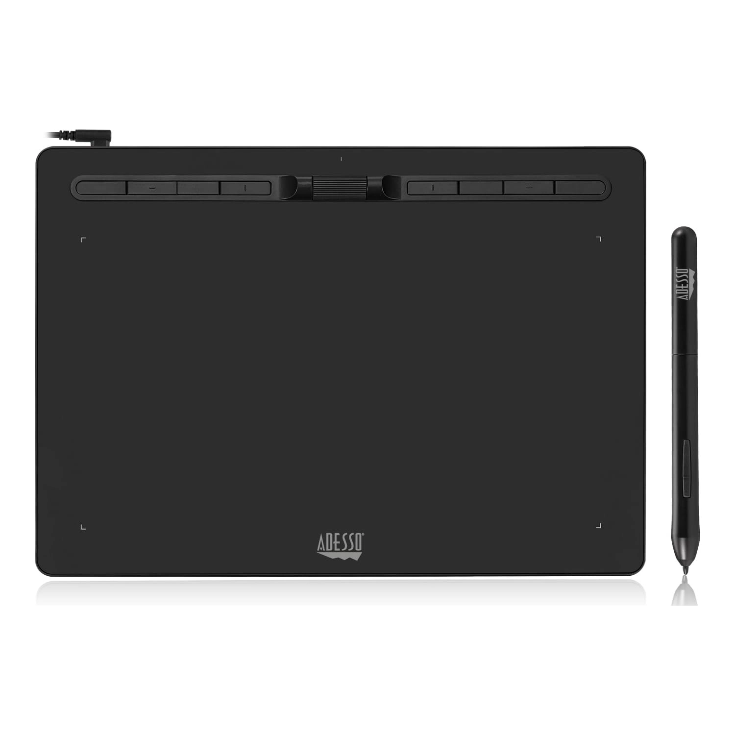 Adesso CyberTablet K12 - 12″ x 7″ with 8 Customizable Keys 8192 Levels