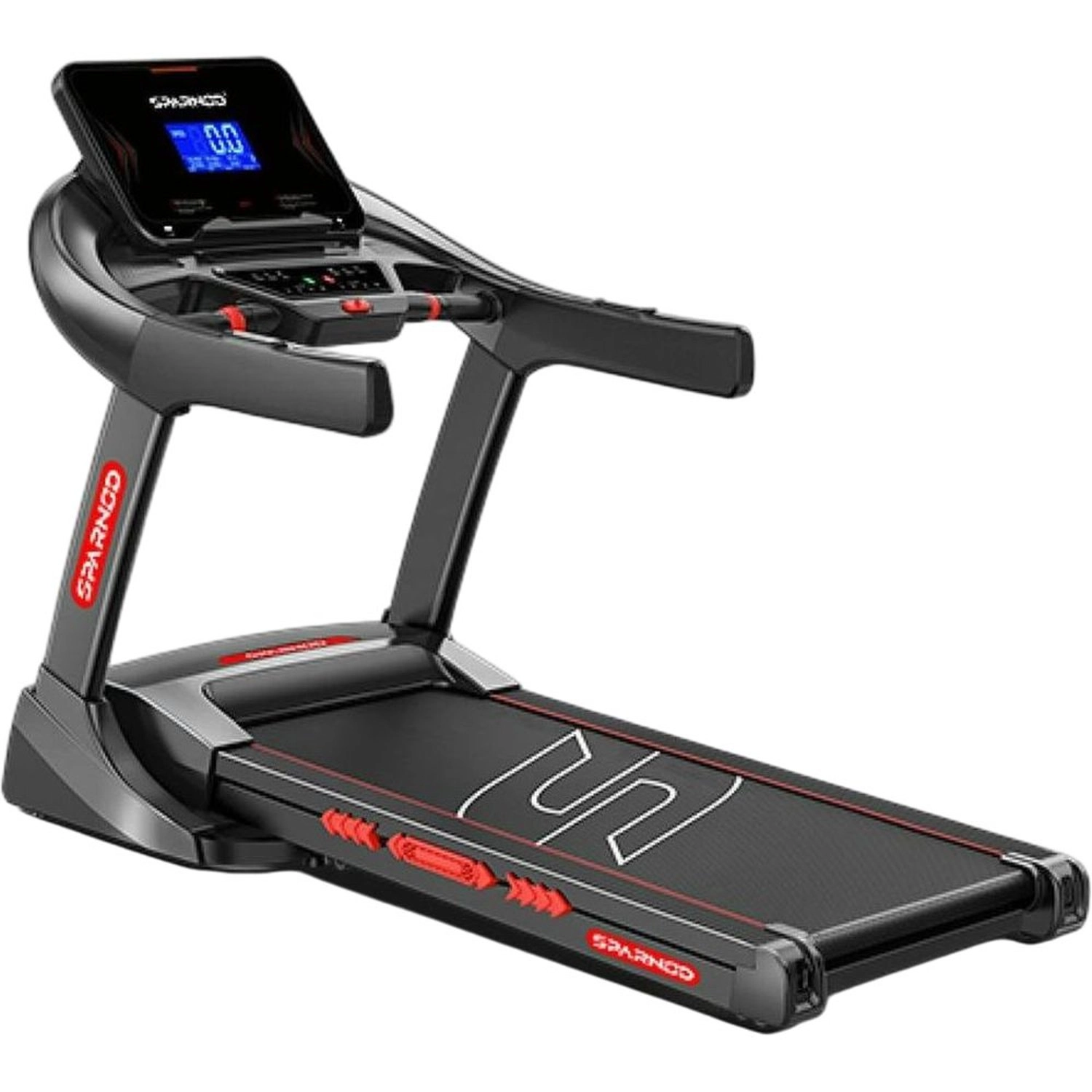 Sparnod Fitness Foldable Treadmill 7hp Dimension2D[width=560.0, height=1350.0]mm