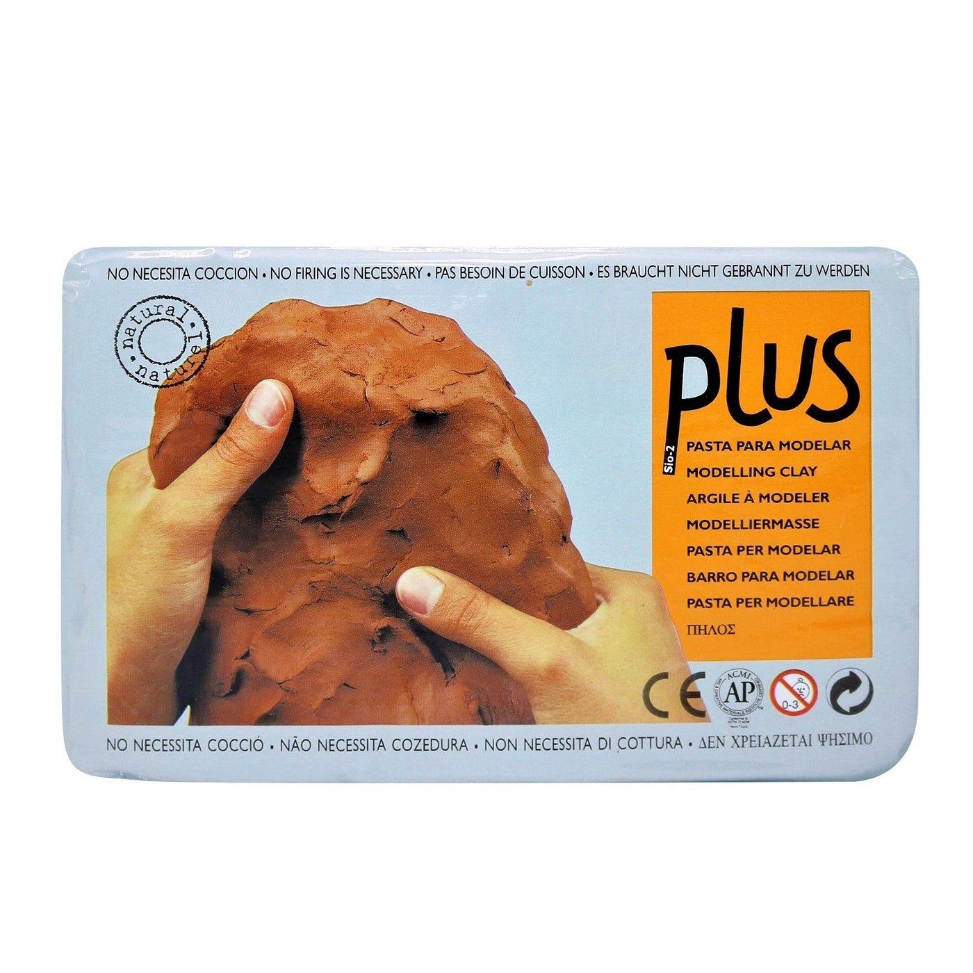 ACTIVA Plus Clay - Natural Self Hardening Air-Dry Clay 1 Kg