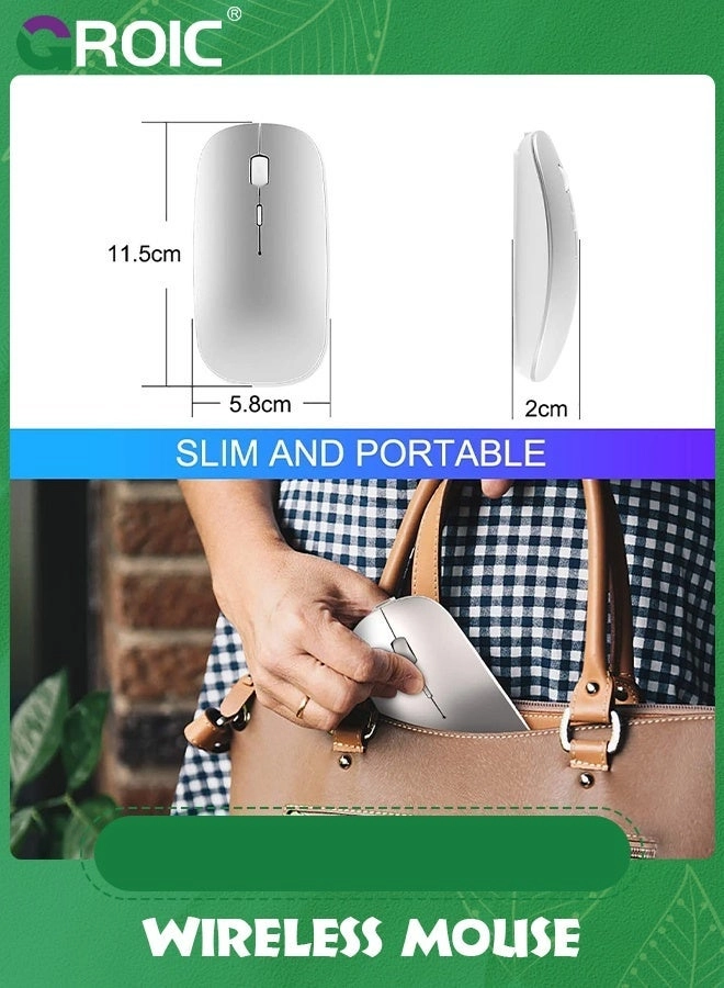 Noiseless Slim Mouse - Wireless