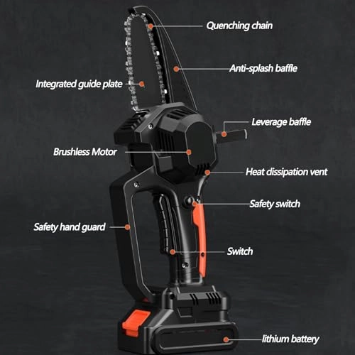 Mini handheld chain saw - 6 Inch 21V