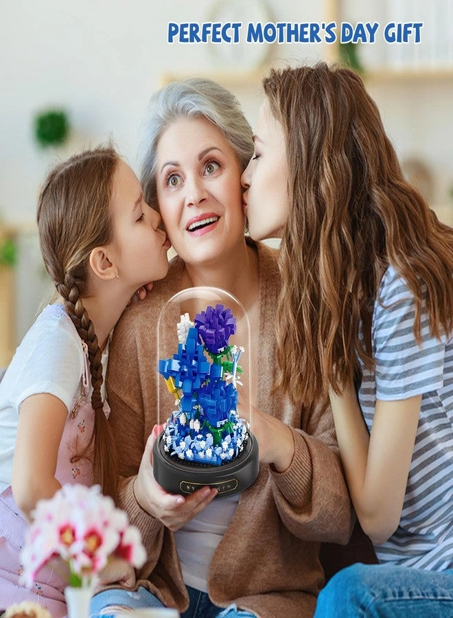 Flowers Micro Building Set - Blue Rose 630 pcs