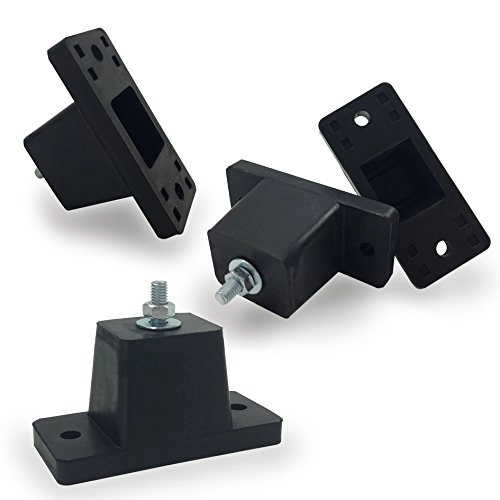 Jeacent Innovations Vibration Isolator Mounting Bracket - Mini Split Air Conditioner Condenser