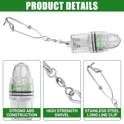 Fishing Light - Green Waterproof 2,100 ft