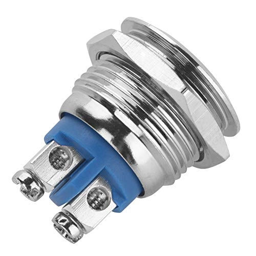 Metal Push Button Switch - IP65 2A 250V 5 pcs