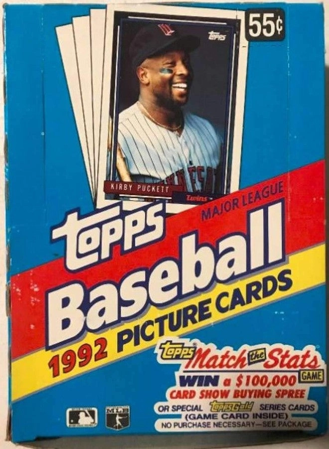Topps 1992 Baseball Wax Box - 36pcs