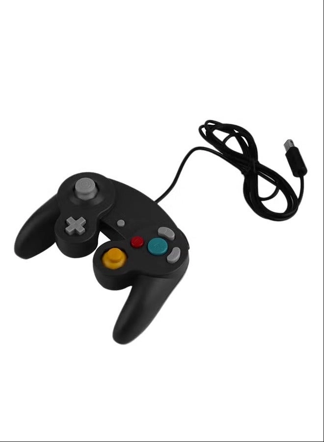 USB Game Controller - Black Nintendo Gamecube/Wii