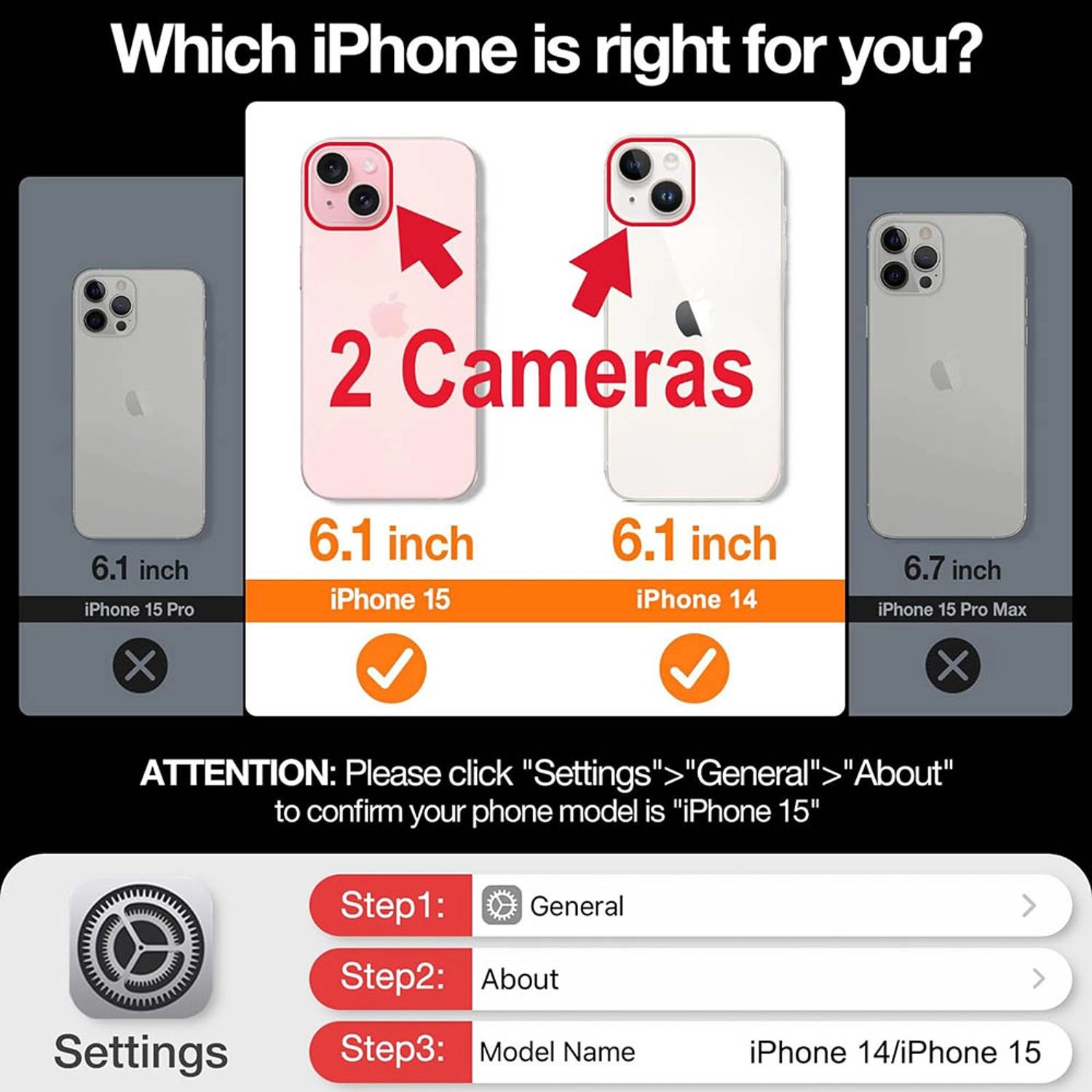 Magnetic Case with MagSafe for iPhone 14/15