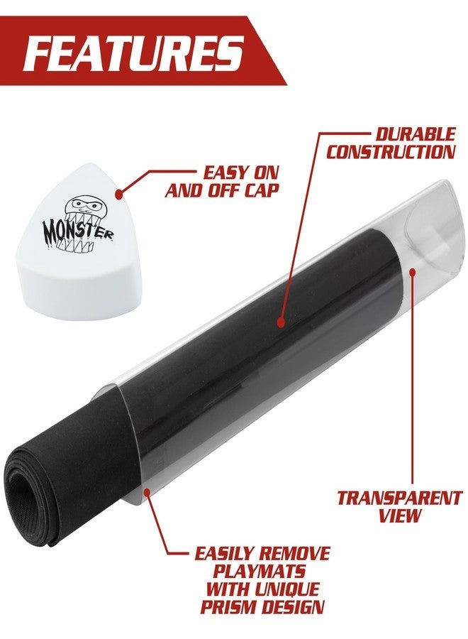 Playmat Tube - Prism-Shaped White Pack