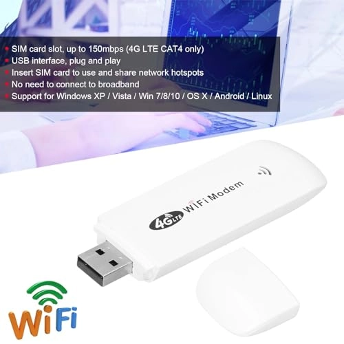 WiFi Modem Dongle - 4G LTE Mini Wireless Router